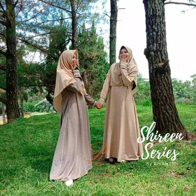 Gamis Rivantie Shireen / bahan serat kayu