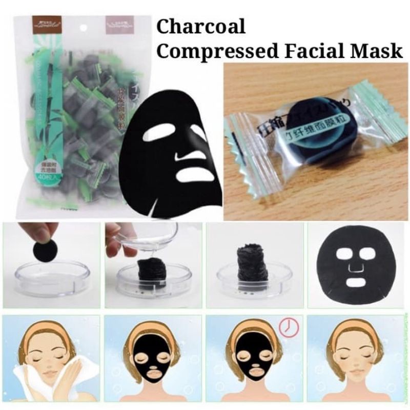 Masker Wajah Termurah Unik Compressed Mask Paper Masker Tablet / DIY Compressed Mask