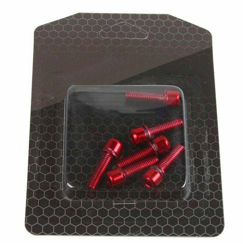 R-FLOWER 6pcs Baut Tetap M5 x 18mm Aksesoris Stainless Steel Bolt Sepeda Batang Sekrup