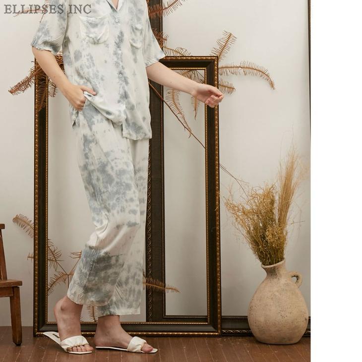 ☁ ELLIPSES.INC Piyama Tie Dye / Set Piyama Tie Dye Lengan Pendek / Tie Dye Pajamas ℗