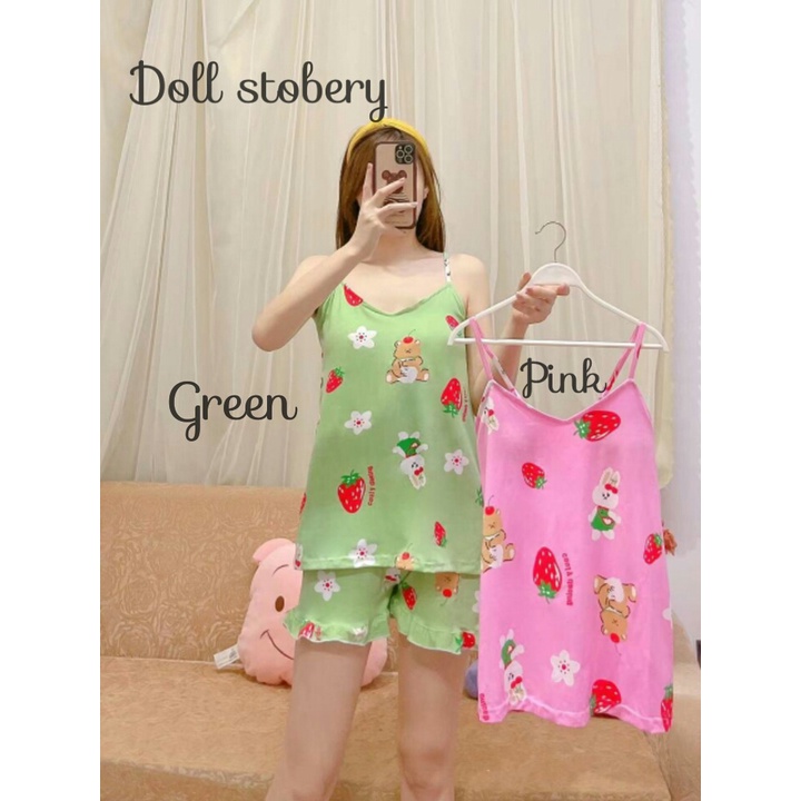 RAINBOW - BAJU TIDUR DEWASA HP IMPORT SEXY SINGLET MOTIF PART 2