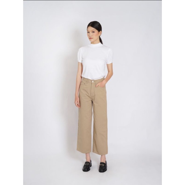 Roos Pants Khaki Isyana Sarasvati for Thenblank