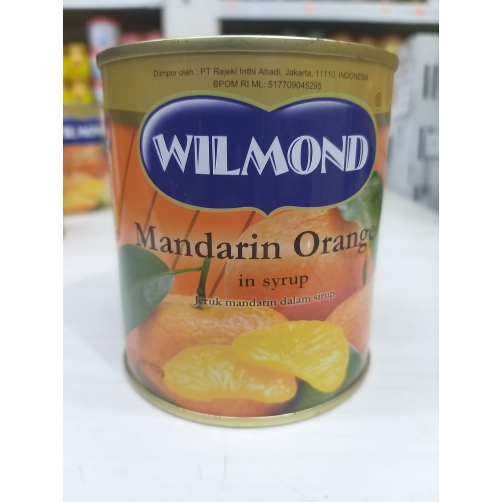 

Wilmond Mandarin Orange in Syrup/Jeruk Mandarin dalam Sirup 312 Gram