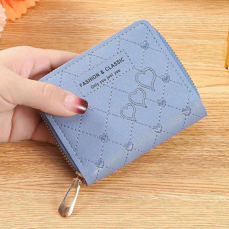 EV D 004 Dompet Koin Wanita mini  Love Fashion Import