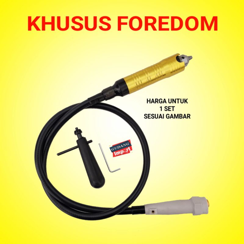 KABEL FLEXIBLE FLEXIBEL SAMBUNGAN MESIN BOR TUNER CUNER PORTING FOREDOM 6MM