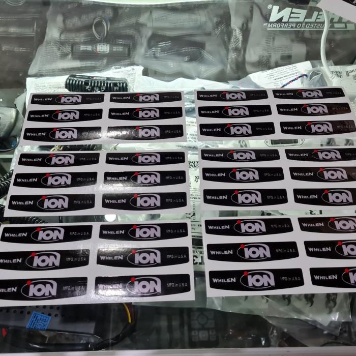Stiker Whelen ion