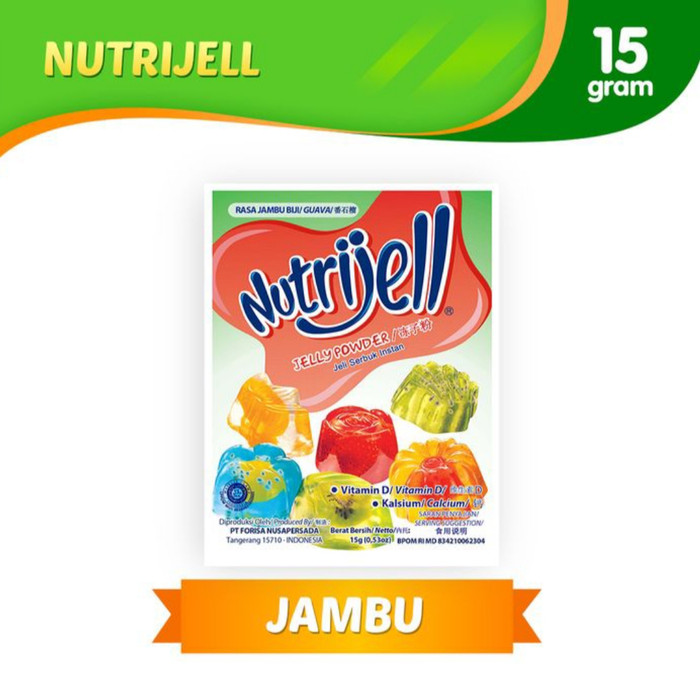 Nutrijell Agar Ager Jelly Powder Rasa Buah Coklat Chocolate - 15g Melon