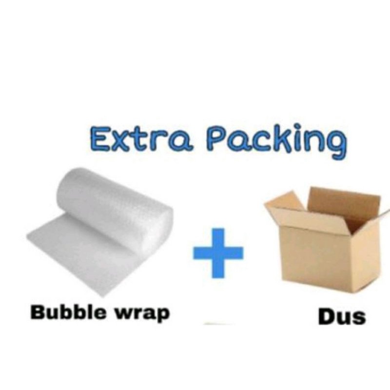 

EXTRA BUBBLE WRAP ATAU KARDUS - PACKING TAMBAHAN