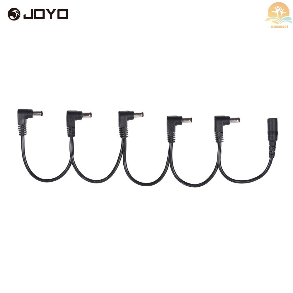 Joyo Cm-24 Kabel Power Splitter 5 Ways Daisy Chain Untuk Efek Gitar Bass Dc 9v