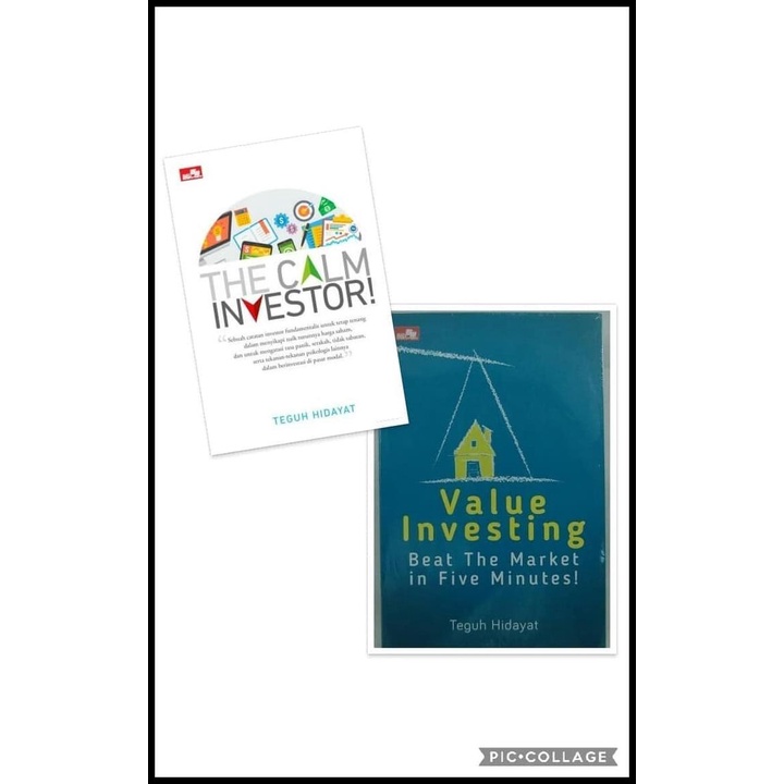 

COD PAKET 2 BUKU : THE CALM INVESTOR DAN VALUE INVESTING . TEGUH HIDAYAT COD