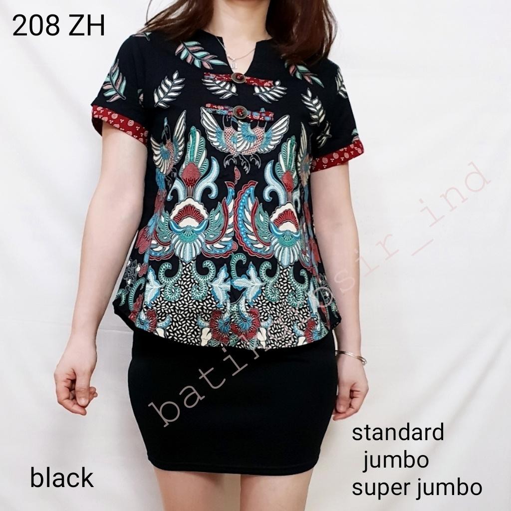 BLOUSE 208ZH ATASAN BATIK  WANITA EDISI  IMLEK  Shopee 