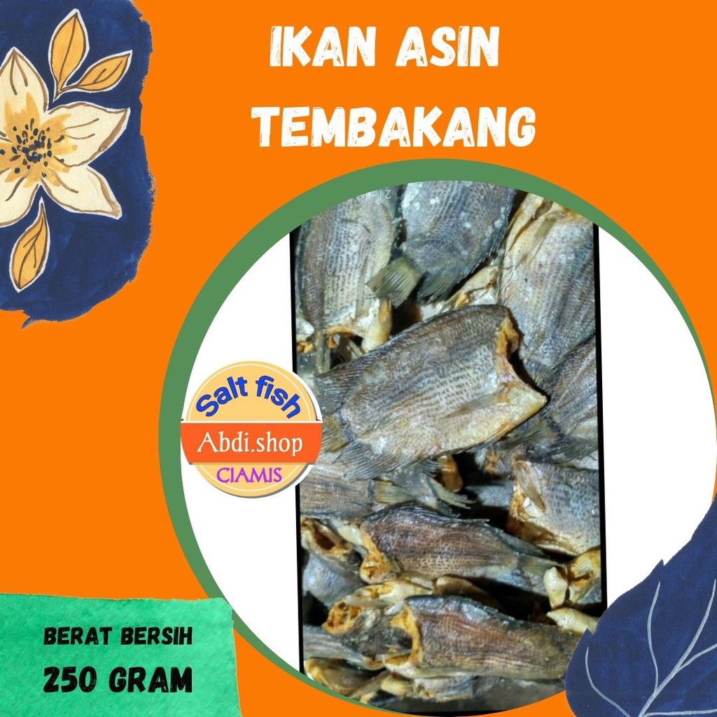 

ikan asin sepat tambakan - biawan asin kering 250gr murah