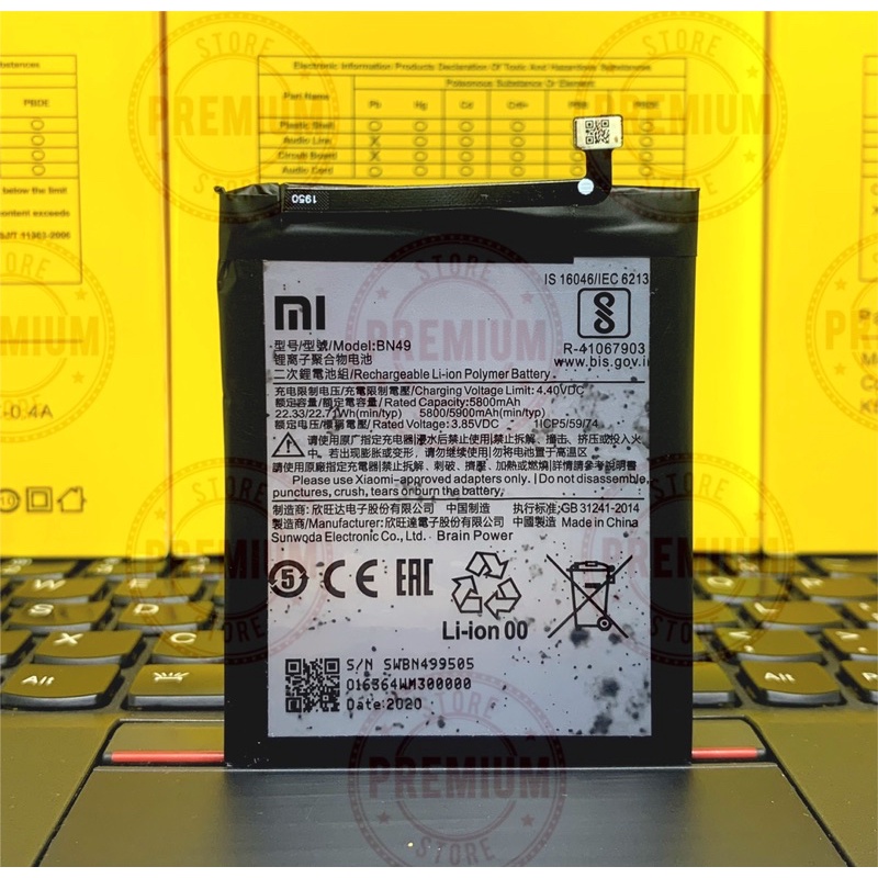 Baterai Batre Xiaomi Redmi 7A Bn49 Asli Batre Xiaomi Redmi 7A asli