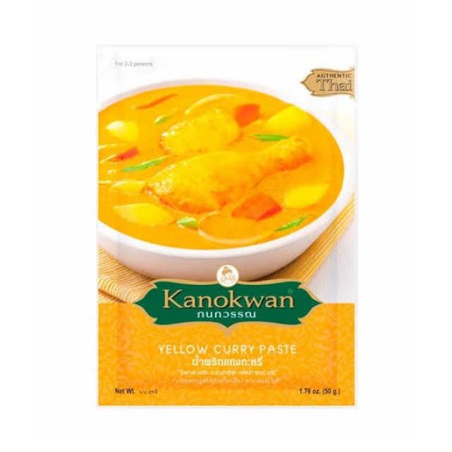 

Bumbu Masak Instant Kanokwan Yellow Curry Paste 50g