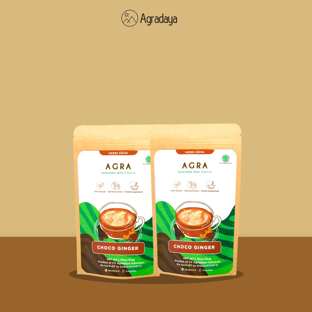 

Agradaya - Choco Ginger 50gr - Serbuk Minuman Cokelat Jahe Asli - Menghangatkan Tubuh dan Relaksasi