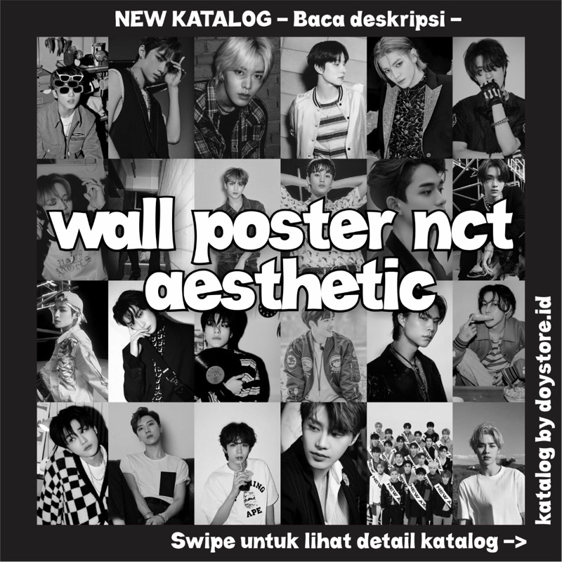 Poster Dinding NCT Aesthetic A6 A5 | Wall Poster NCT