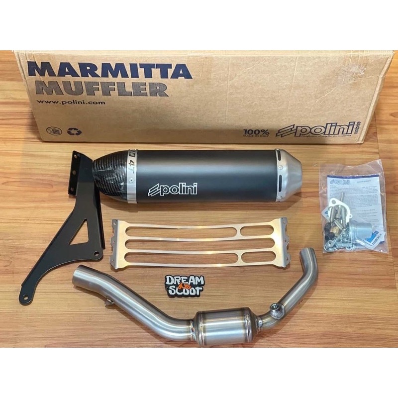 Knalpot Polini evo 4T 3V IGET Vespa Sprint Vespa Primavera Vespa S vespa LX Knalpot Vespa matic Knal