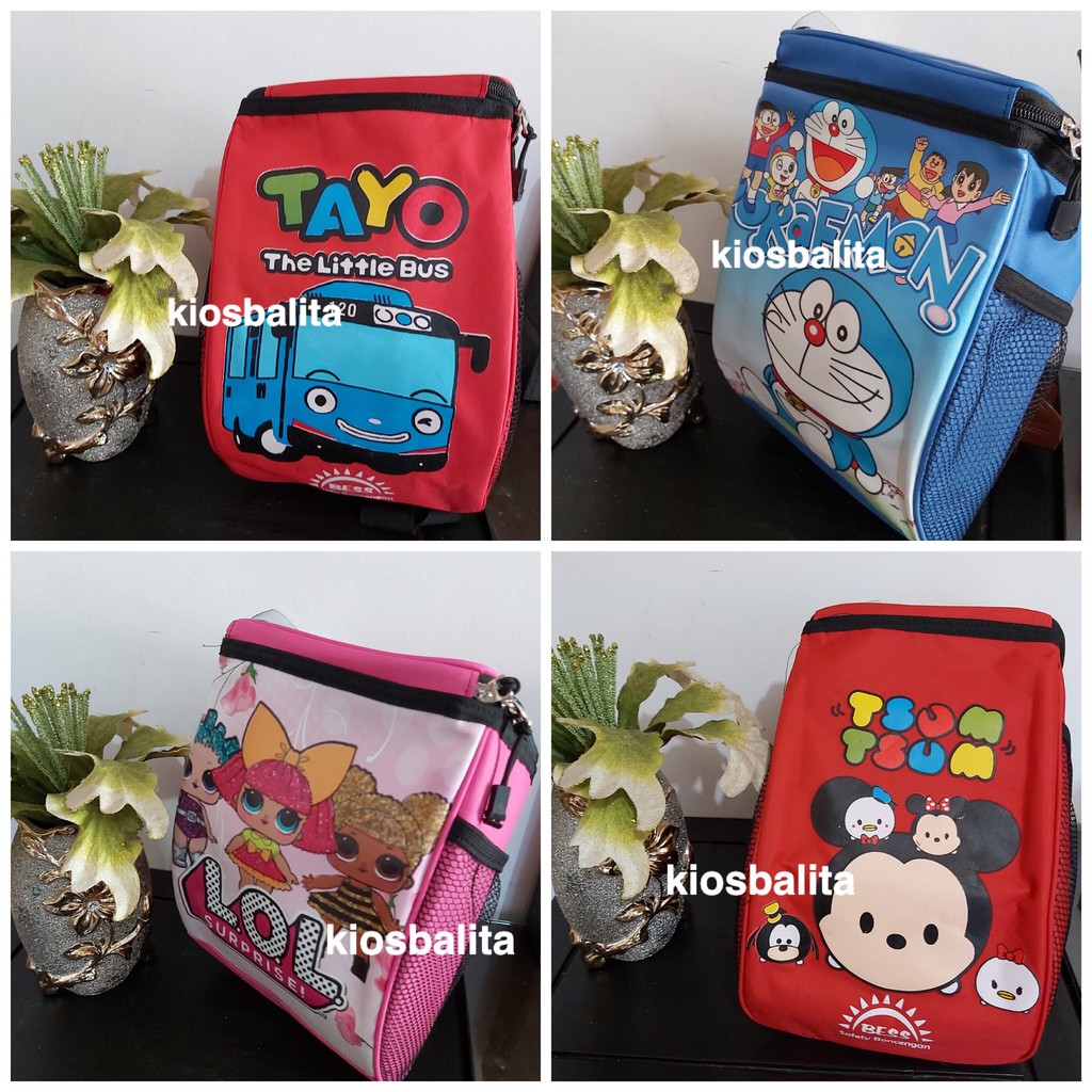 TAS MOTOR ANAK / TAS ANAK MOTIF KARAKTER / TAS JOK BONCENGAN MOTOR