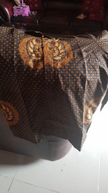 Kemeja Batik Solo Slimfit (po) Motif Sogan Truntum Garuda