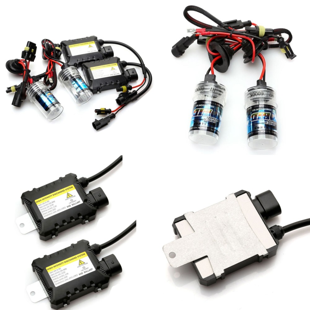 CROSSTIGER Lampu Mobil Headlight HID Xenon H7 6000K 55W 2 PCS with Ballast 12V - RSVR