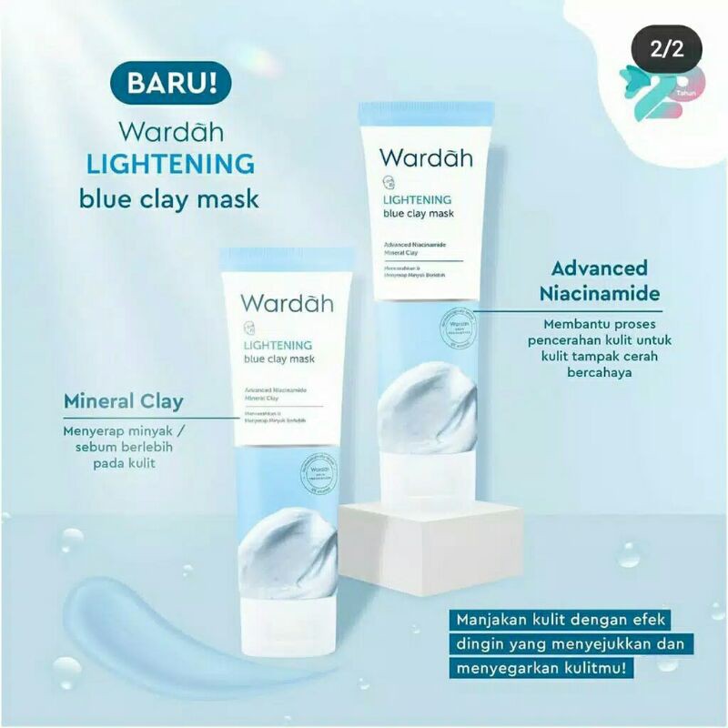 WARDAH Lightening Blue Clay Mask 50ml