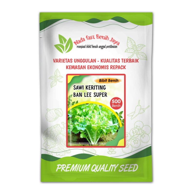 Nada fast benih jaya - Bibit sayuran sawi keriting super - benih sawi keriting