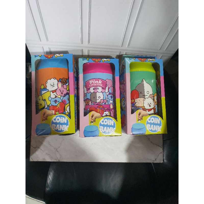 CELENGAN bahan PLASTIK BTS BT 21 ada bonuS Garisan set isi 4 pc-1