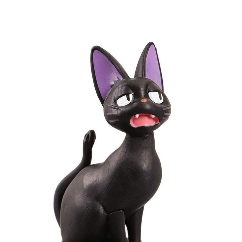 QUINTON 6pcs/set Black Cat Action Figures Kid Ornaments Miniatures Gift Funny Toys DIY Home Decor Small Statue Figure Figurines