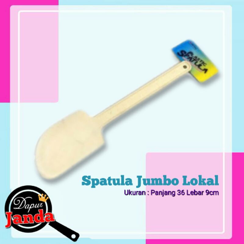 Spatula Plastik Jumbo Lokal / Solet Plastik