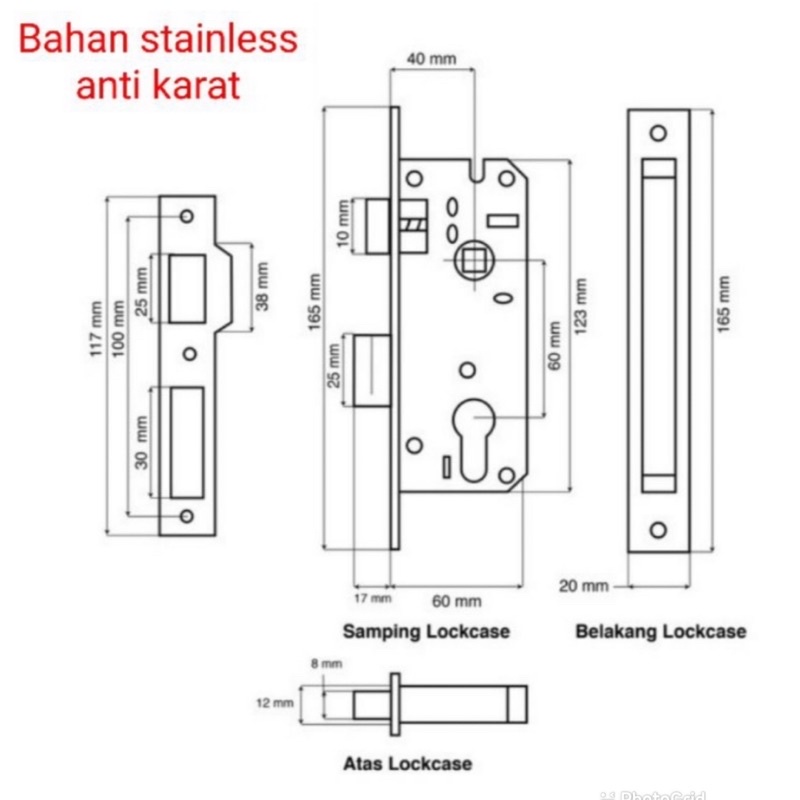 Promo Kunci Handle Pintu Medium + Cylinder Knop Outar kunci pintu sedang Dengan Silinder Putar Knop promo kunci pintu stanlis kunci pintu medium kunci dan handle mnmlis/ Brilon kunci pintu sedang/ brilon kunci pintu minimalis ukuran medium Knop