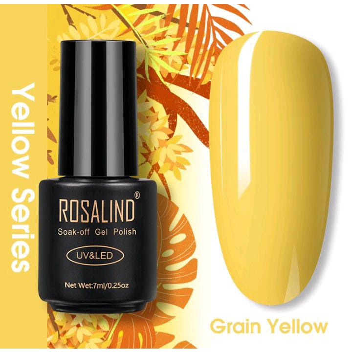 Rosalind YELLOW SERIES Gel Nail Polish UV LED / Kutek / Cat Kuku