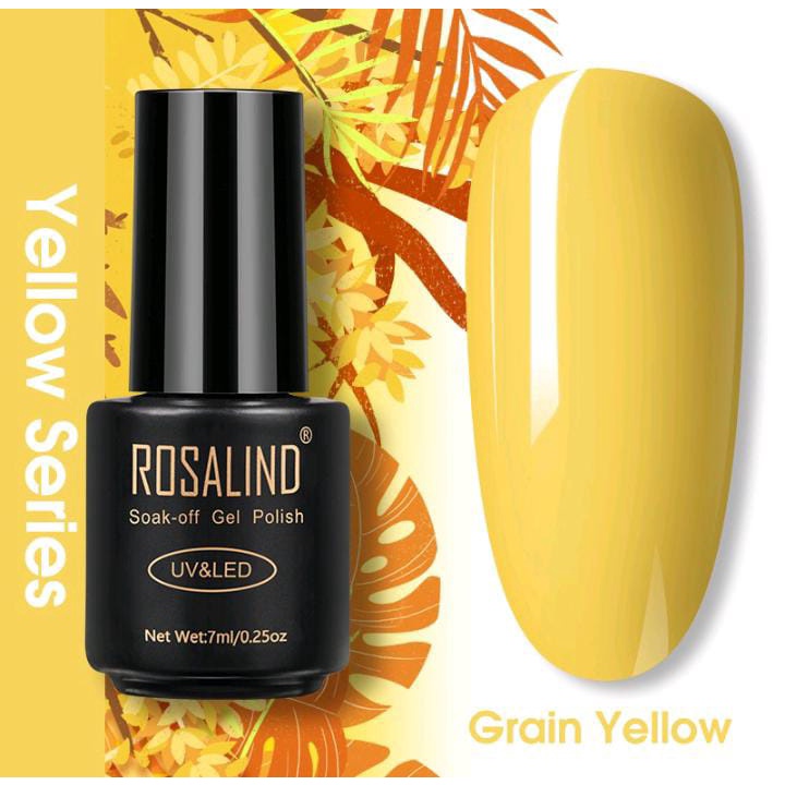 Rosalind YELLOW SERIES Gel Nail Polish UV LED / Kutek / Cat Kuku