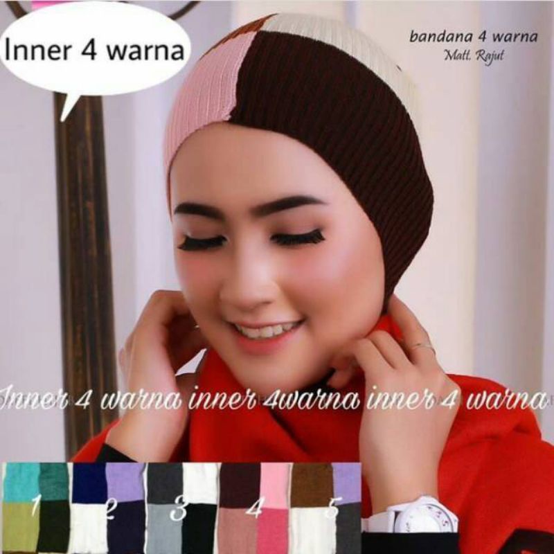 BANDANA RAJUT 4 WARNA//CIPUT RAJUT GROSIR