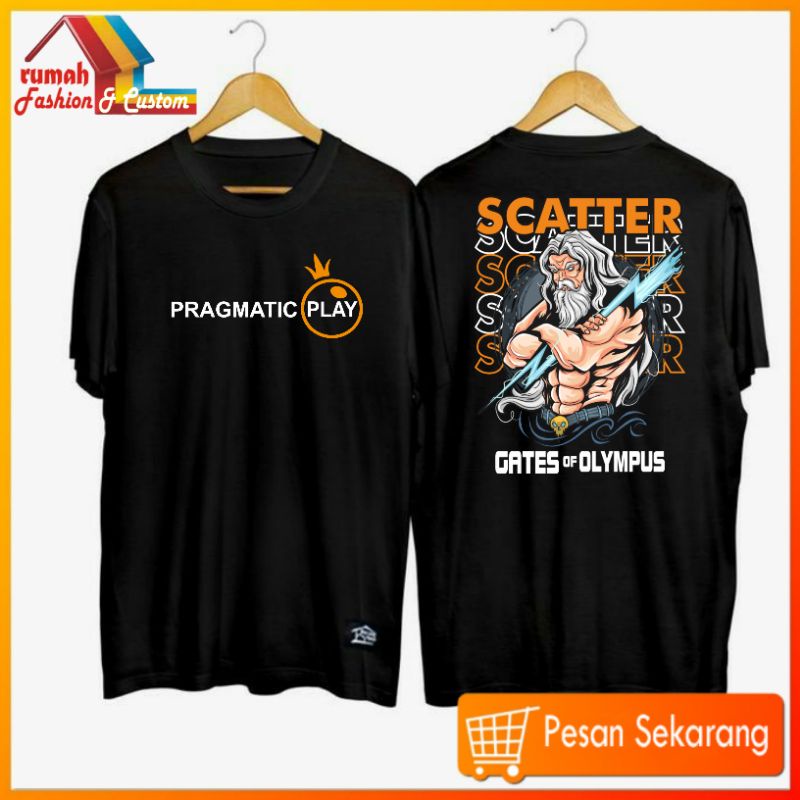 Koas Tshirt Baju PRAGMATIK PLAY Distro Atasan Pria Wanita Kaos Cowok Game Slot