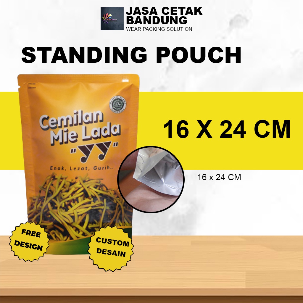 

KEMASAN CUSTOM STANDING POUCH UKURAN 16X24