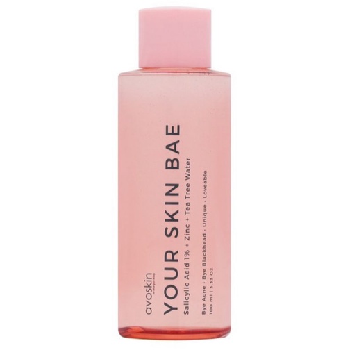 (BPOM) AVOSKIN Your Skin Bae Toner Salicylic Acid 1% + Zinc + Tea Tree Water 100ml