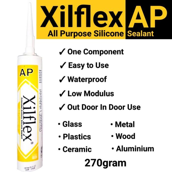 Perekat Xilflex Gp/Lem Kaca Xilflex Gp/Silicone Sealant Xilflex Gp/Lem Sealant