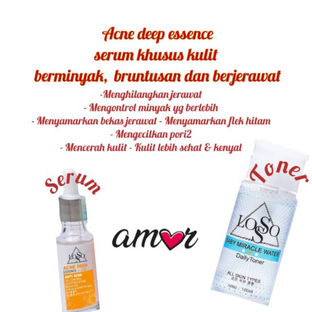 Serum Kulit berjerawat - serum korea (Serum+toner)