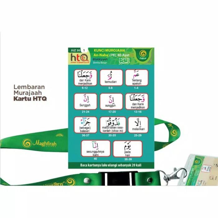 ( Buku ) Hafalan Terjemah Quran (HTQ) Al Quran Kartu Bundling 3 Juz Bonus