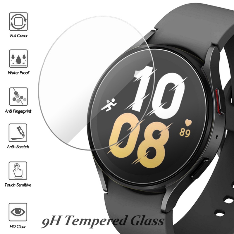 Pelindung Layar Tempered Glass HD Anti Gores Ultra Tipis 40 / 44MM Untuk Samsung Galaxy Watch 5