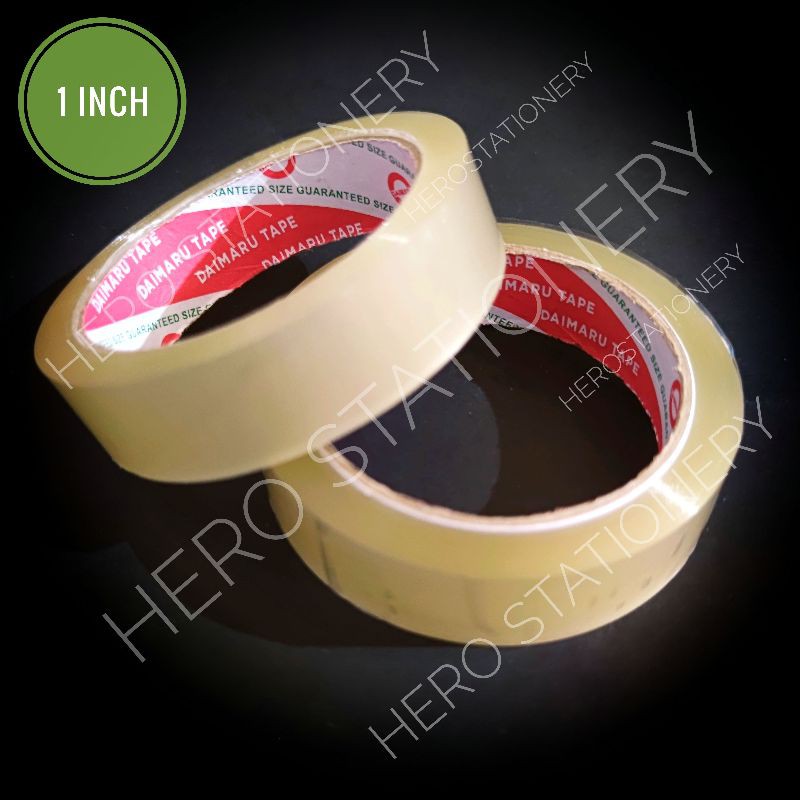 

Selotip solatip isolasi plester daimaru bening 1 inch