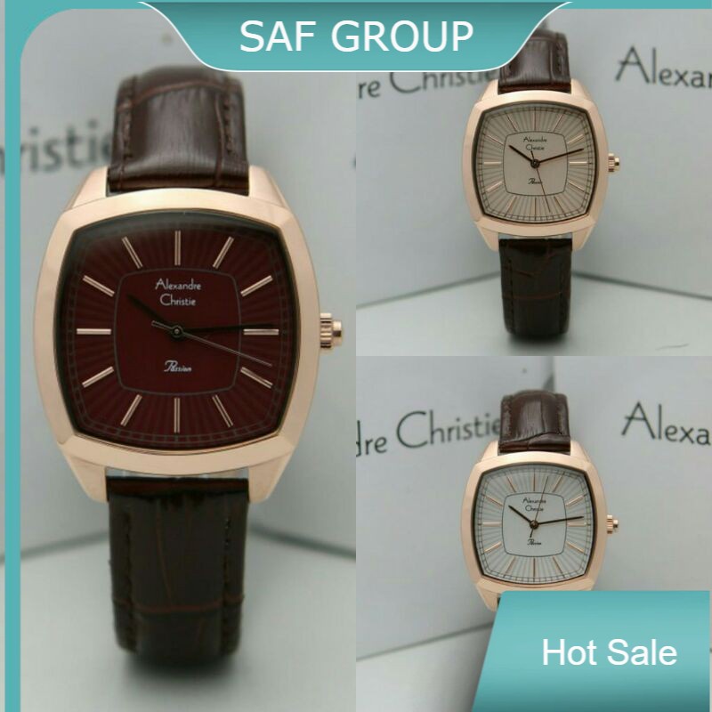 JAM TANGAN WANITA ALEXANDRE CHRISTIE AC 2884 / AC2884 LEATHER ORIGINAL by plp