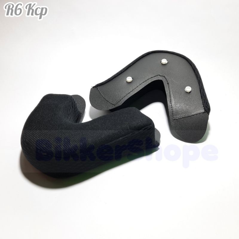 Busa Pipi Samping Helm NHK R6 Kancing plastik/Besi -M,L,XL