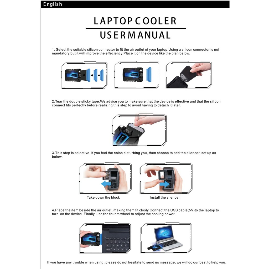 Coolingpad Cooler Vacuum / Pendingin Laptop K27-7