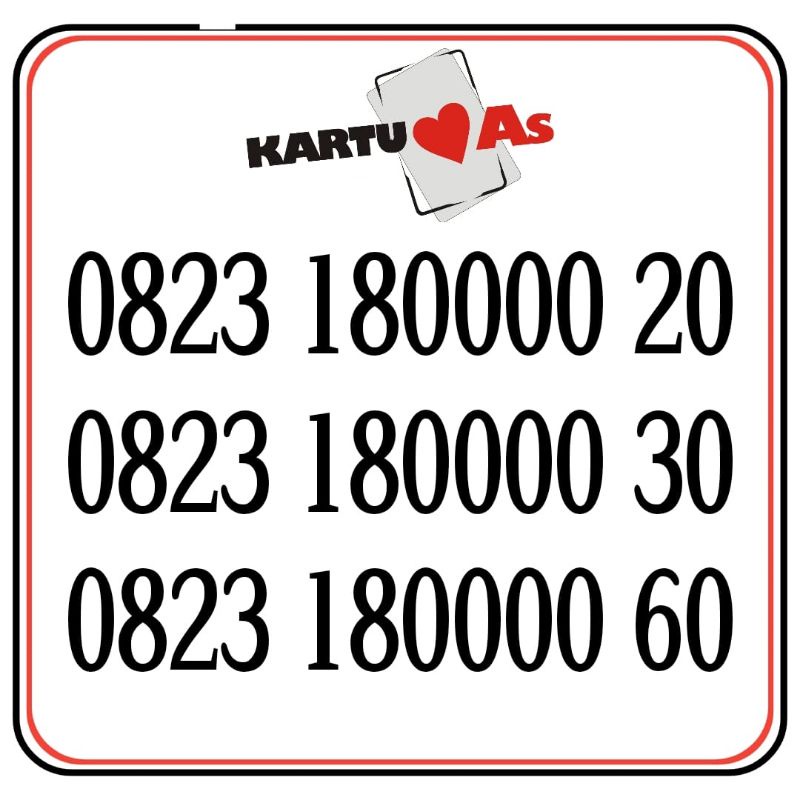 KARTU PERDANA NOMOR CANTIK TELKOMSEL KARTU AS KWARTED 0000 RAPI 180000