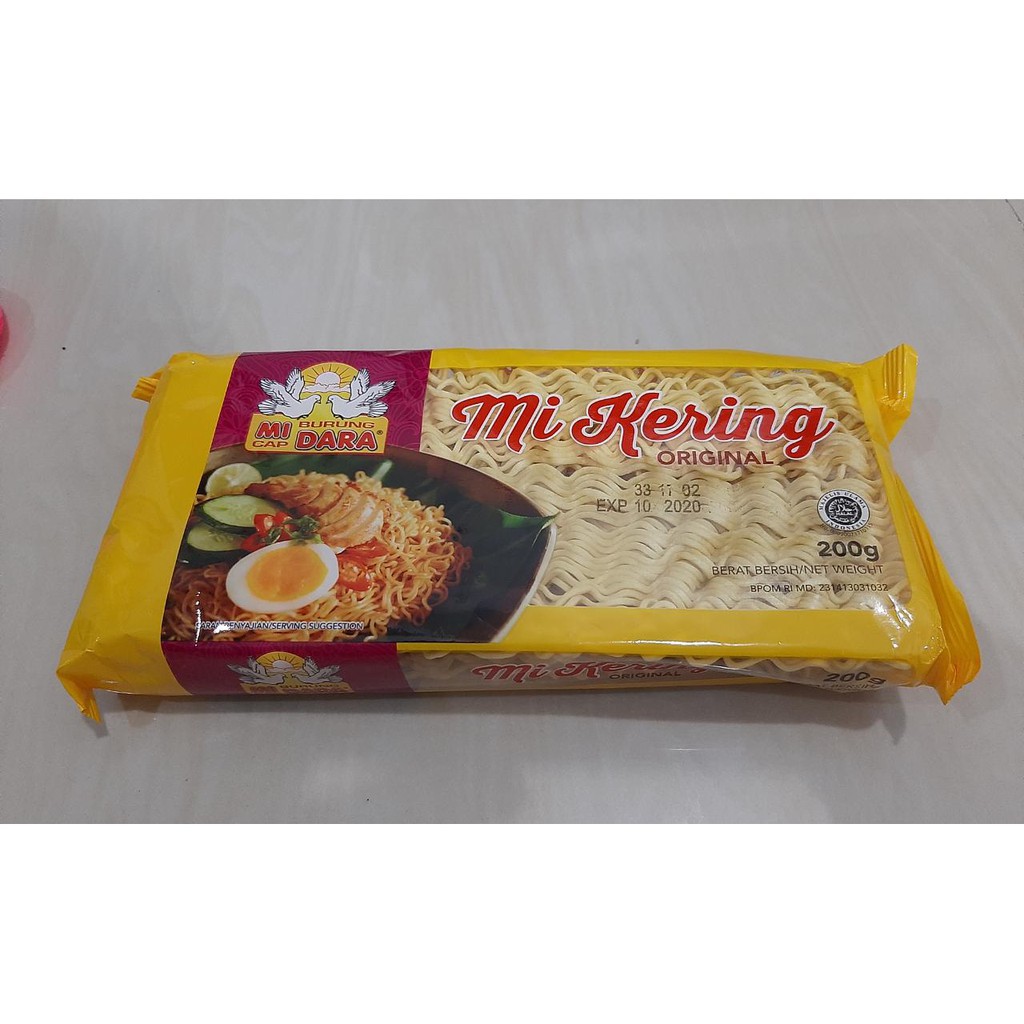 

Mi Kering Burung Dara 200 gram