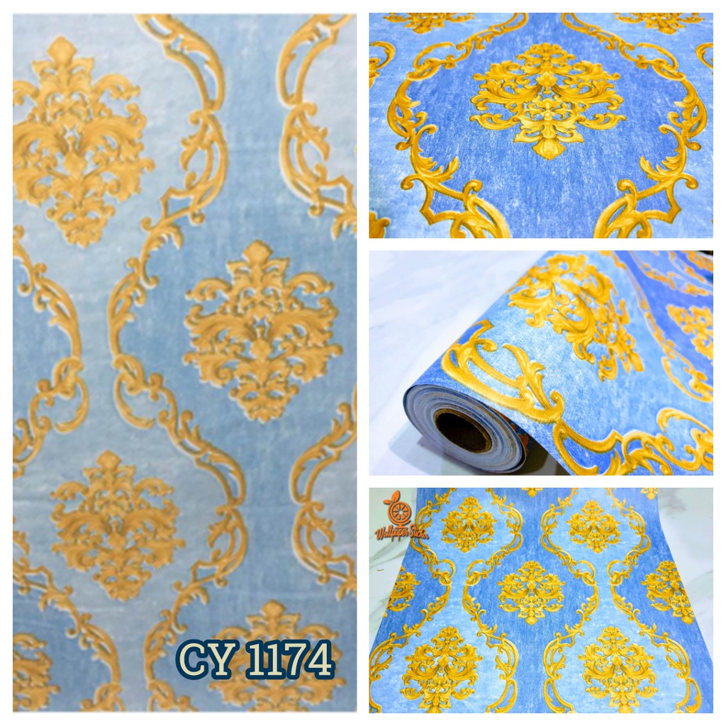 Wallpaper Dinding Kamar Tidur Wallpaper Dinding 3D Wallstiker 45cm x 10meter Wallpaper Dinding Premium-CY1174