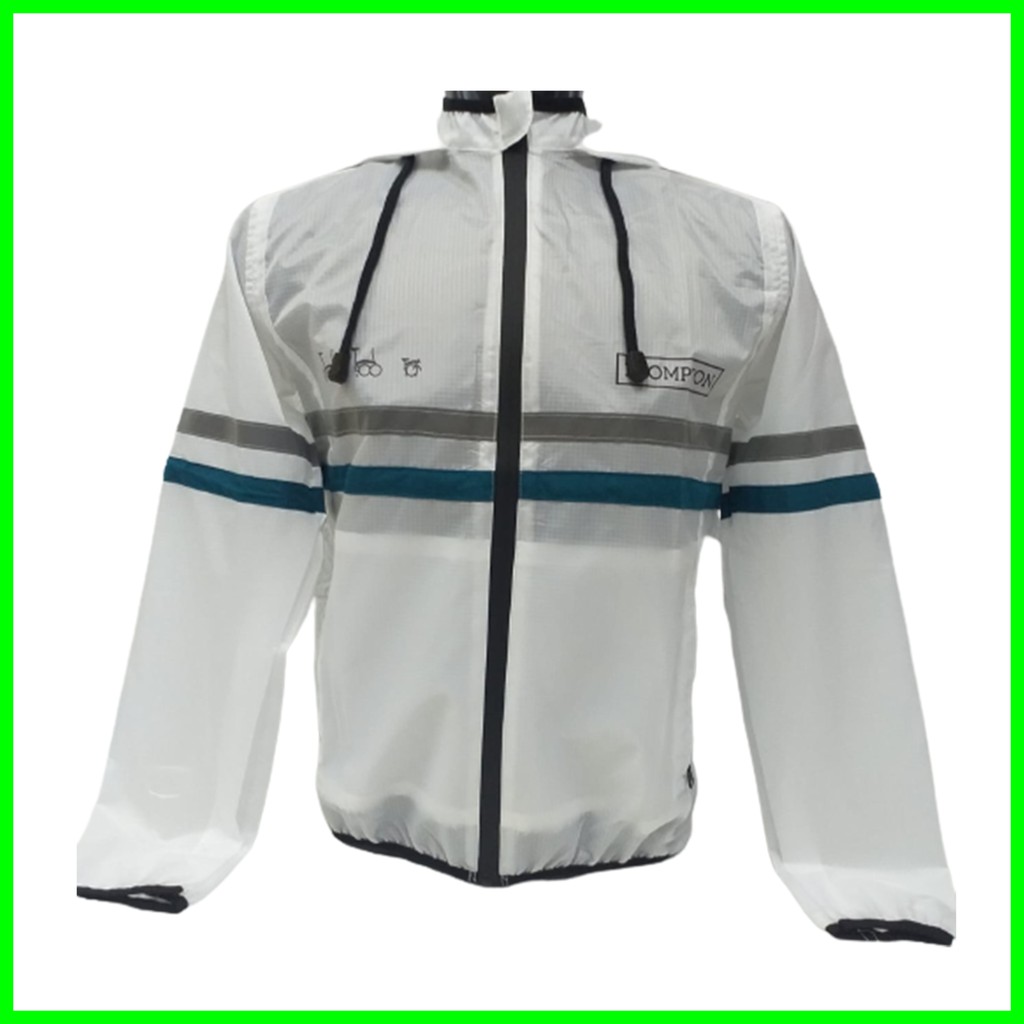 Brompton Jacket - Jaket Sepeda Lipat Brompton Olahraga - White