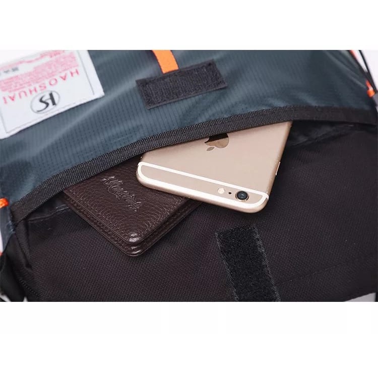 Tas Kualitas Tinggi Pria FLASE.ID OFFICIAL Nilon Tas Bahu Fashion Kasual Multi Kapasitas Sling Selempang Militer Messenger Tas Pria Tas X204C GRATIS ONGKIR BAYAR DITEMPAT