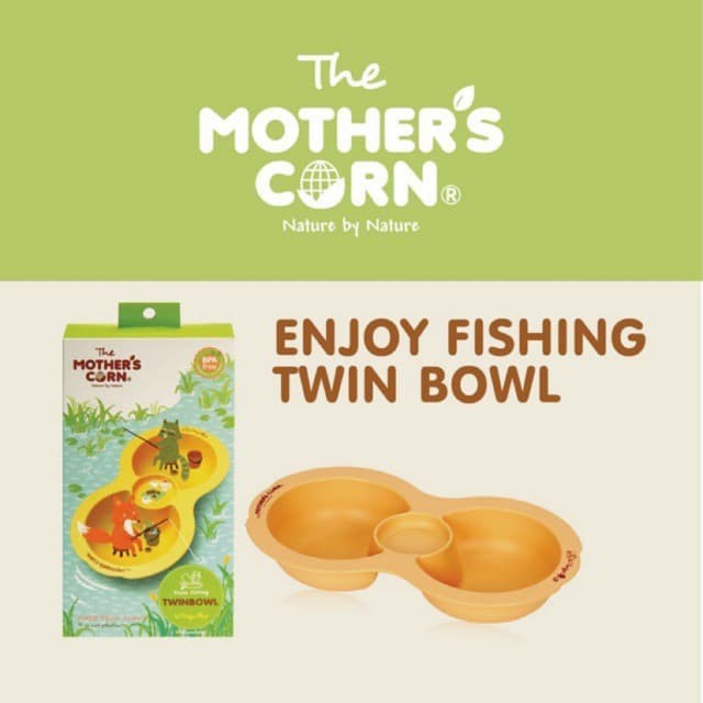 Mother's Corn Twinbowl Enjoy Fishing